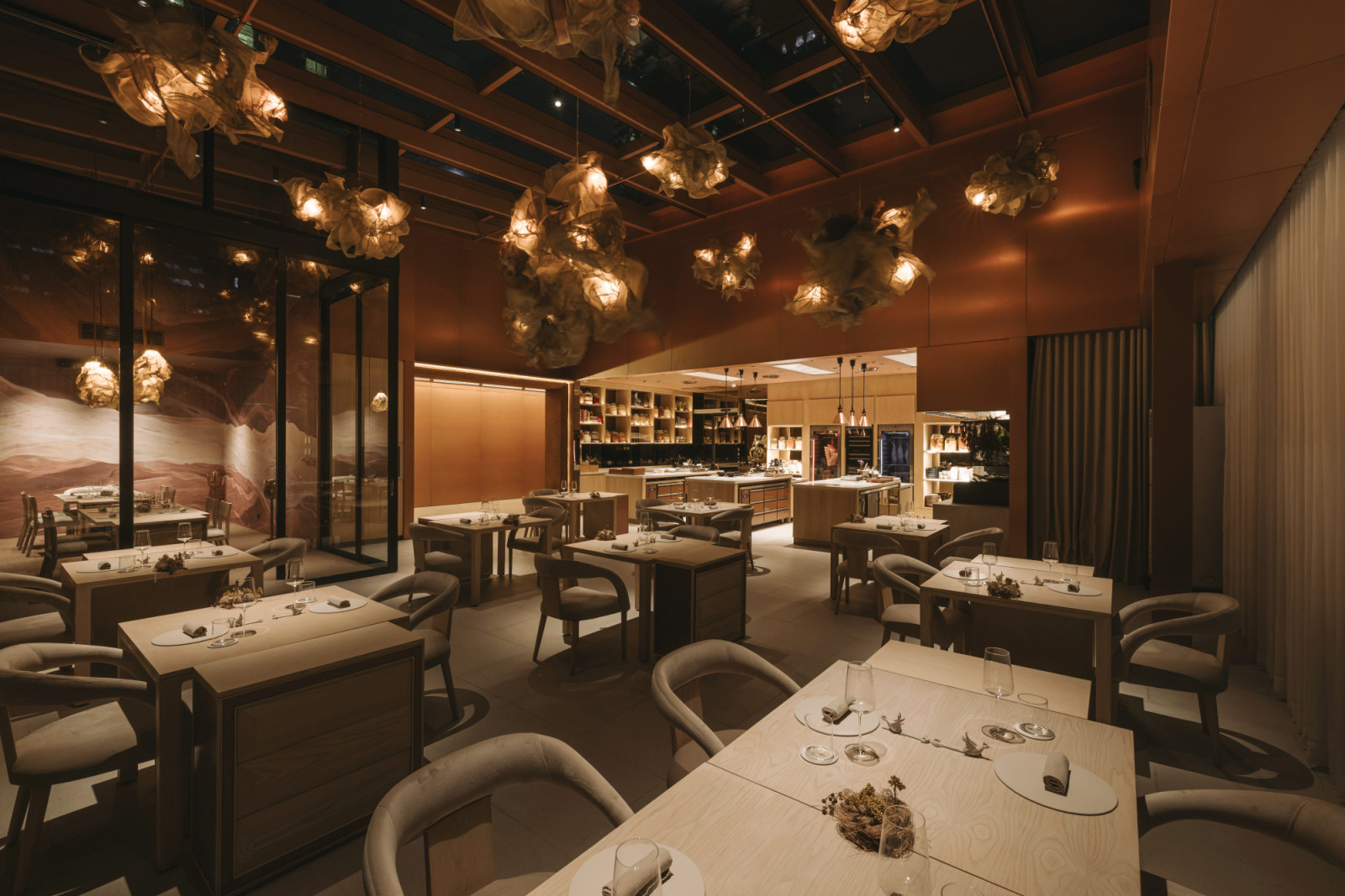 Photo: The main dining hall at Liyab by chef Charles Montanez BGC