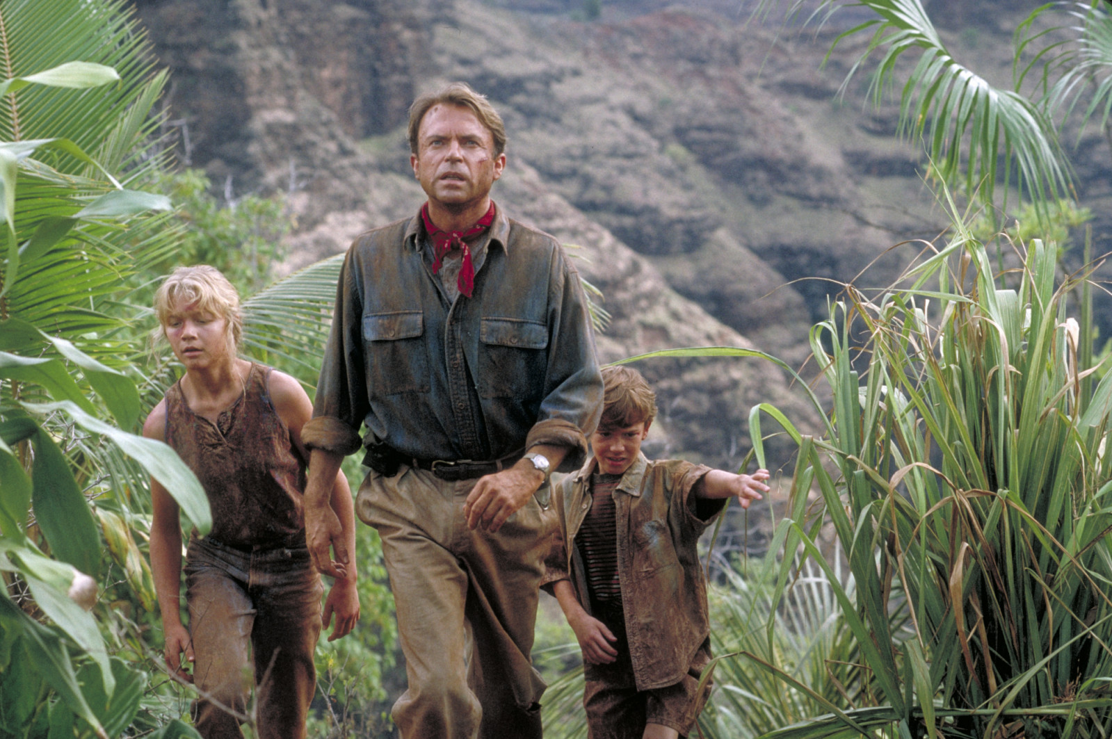 Sam Neill built a career on gruff, guarded men, like Dr Alan Grant in ‘Jurassic Park’, who protect fiercely once they let their walls down (Photo: IMDB)