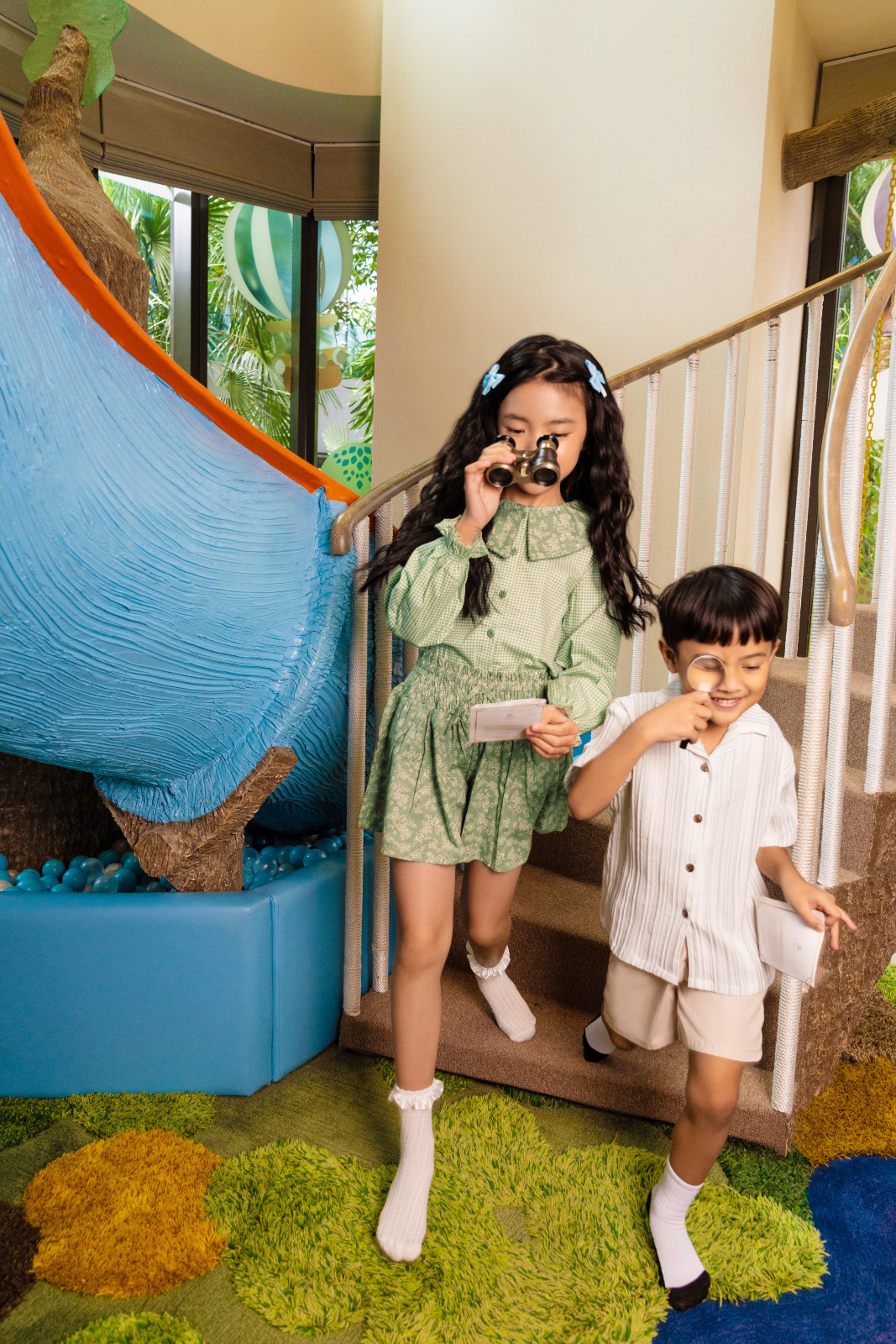 Complete with a tent, bathrobe, and slippers, the in-room children's setup transforms every stay into a playful retreat for little ones.