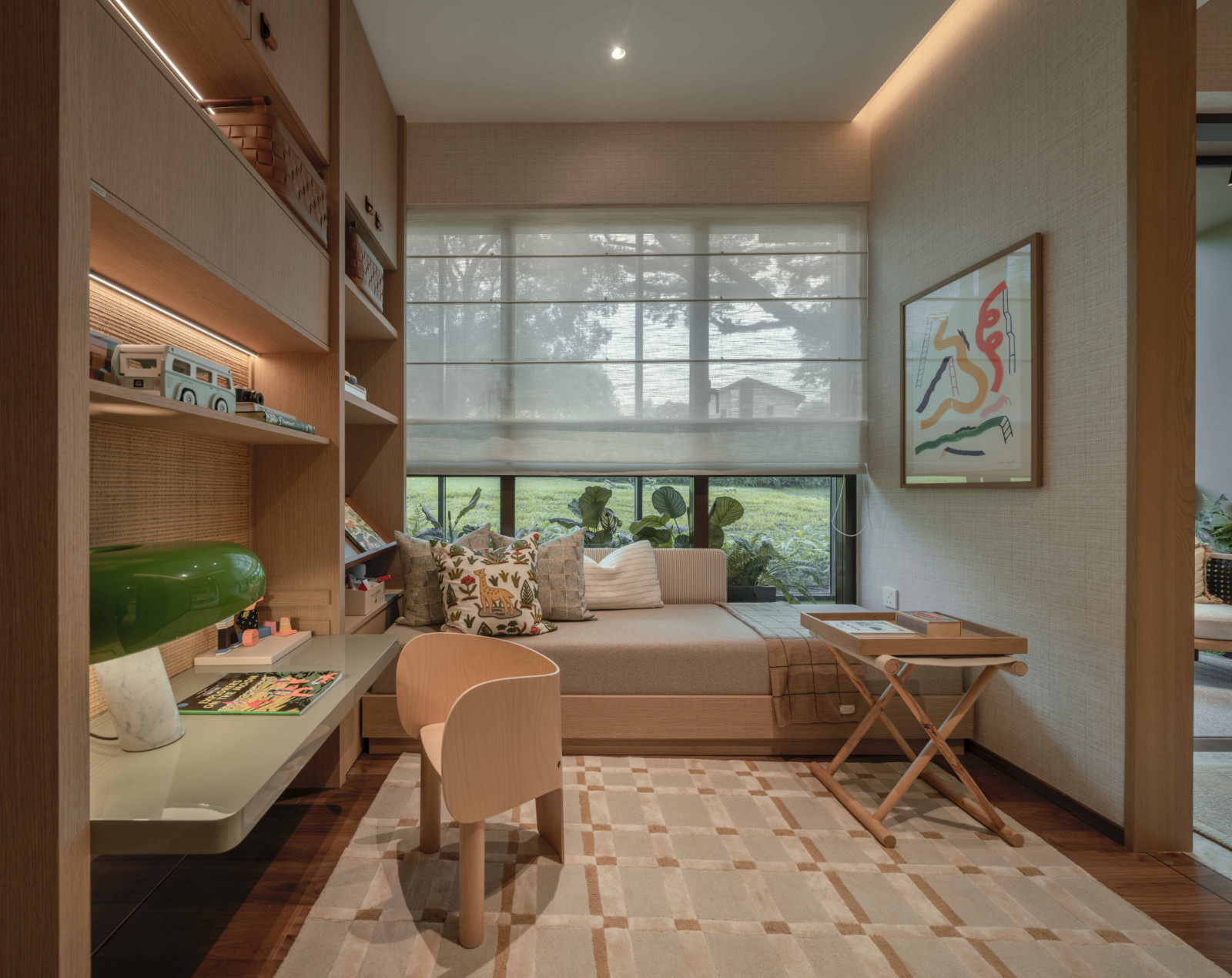 Another bedroom and study in a Dunearn House show unit