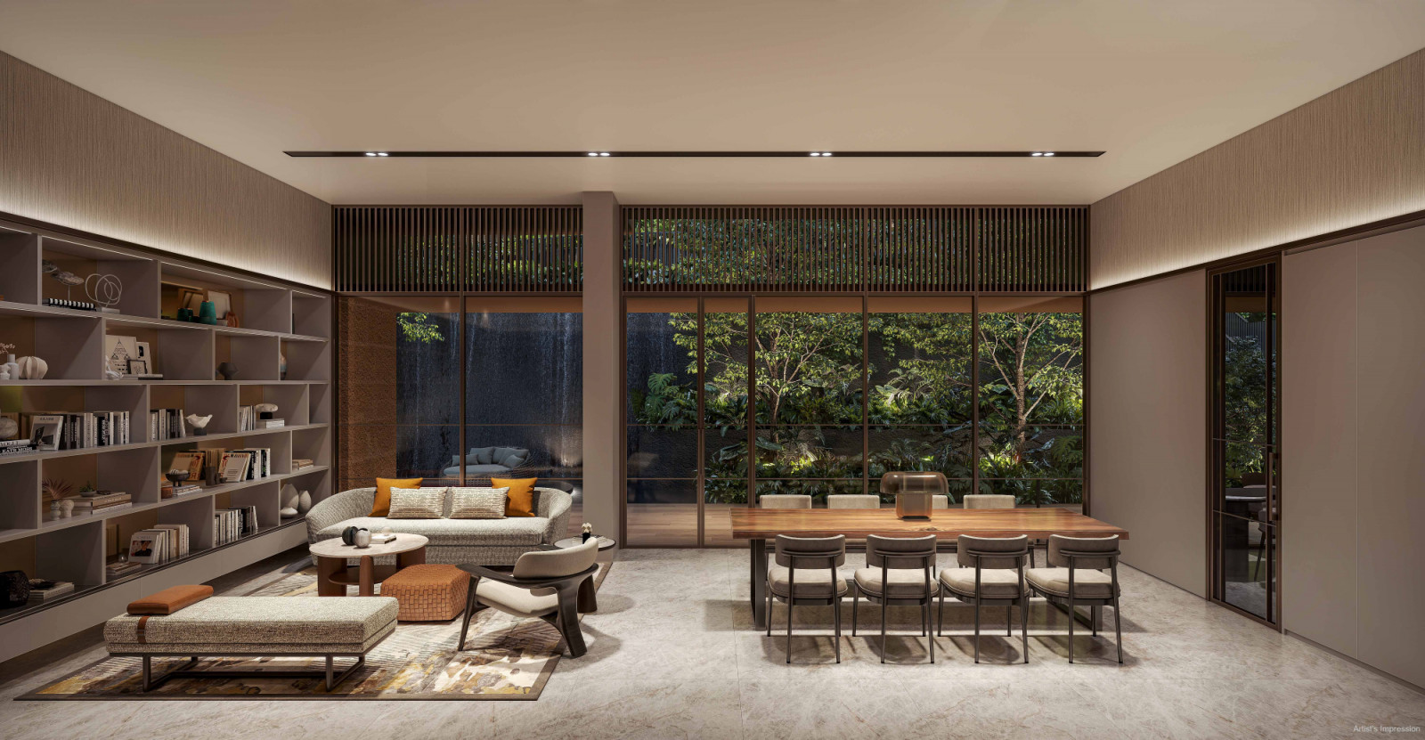 Artist’s impression of the Waterfall Club