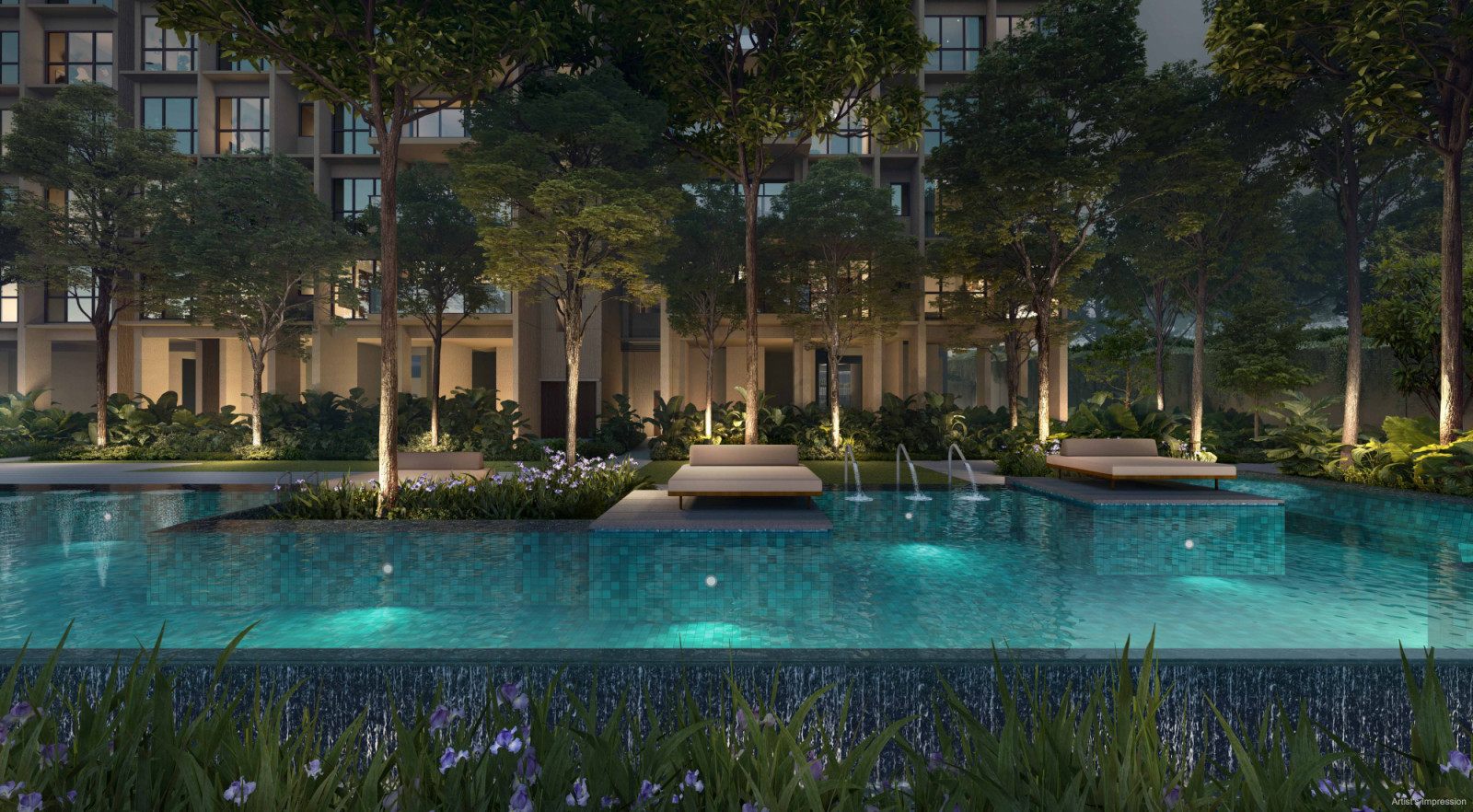 Artist’s impression of the pool