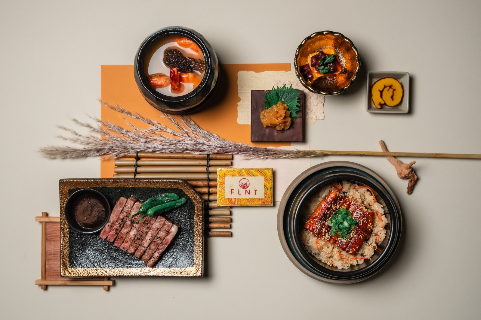 Nikkei dishes at Flnt