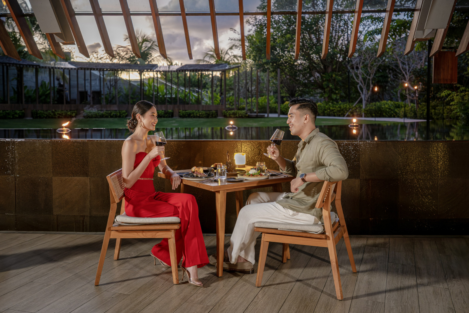 A romantic dinner at Steaksmith, Nusa Dua