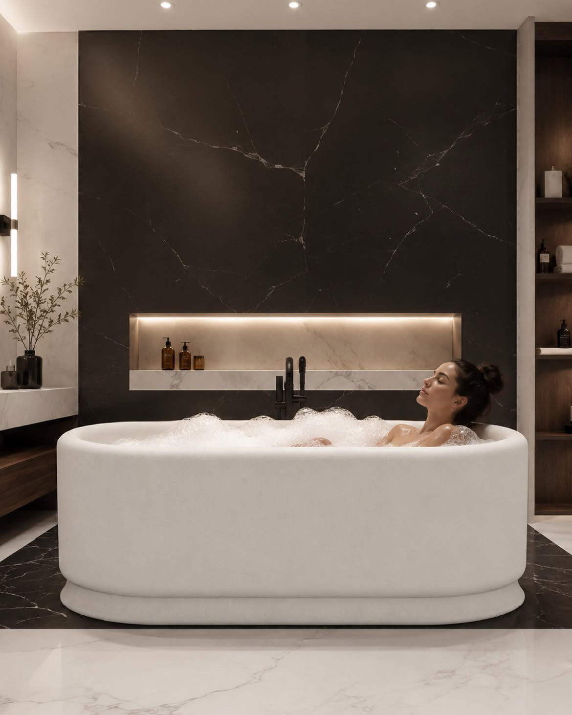 The sculptural Louis Bath by Apaiser (Photo: Instagram / @ciaocucine_)
