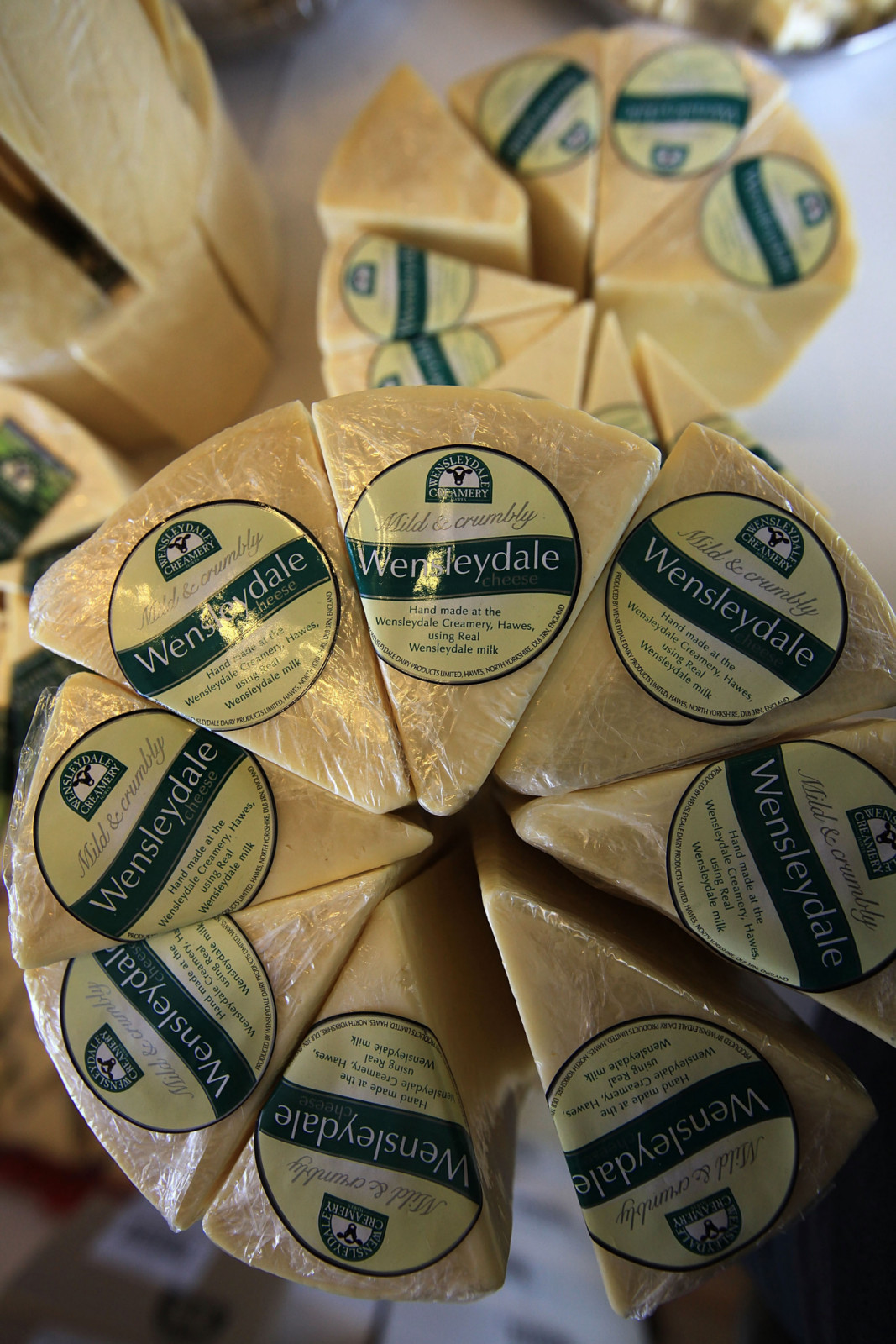 Hailing from Yorkshire, this crumbly, fresh-tasting cheese experienced a massive resurgence in popularity thanks to its fame as a stop-motion animation favorite. (Photo: Getty Images)