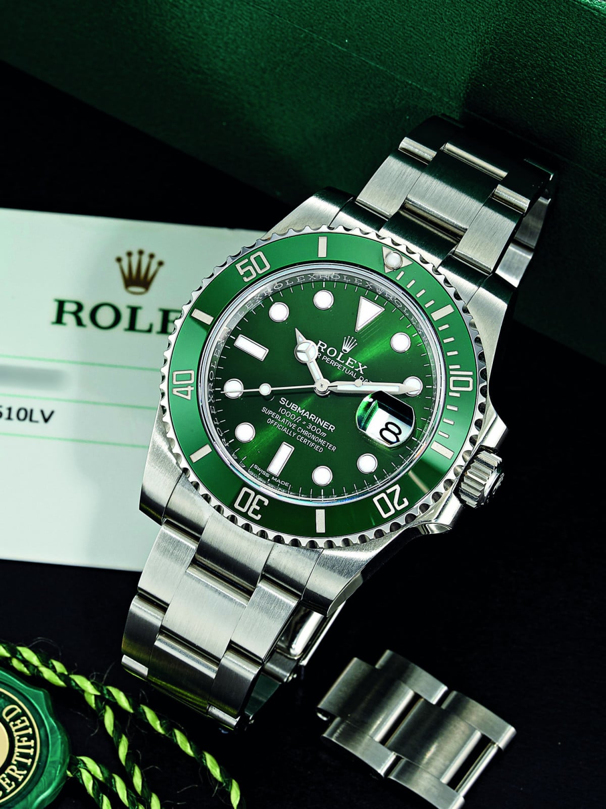 Rolex Submariner “Hulk” sold by Bonhams (Photo: courtesy of Bonhams)