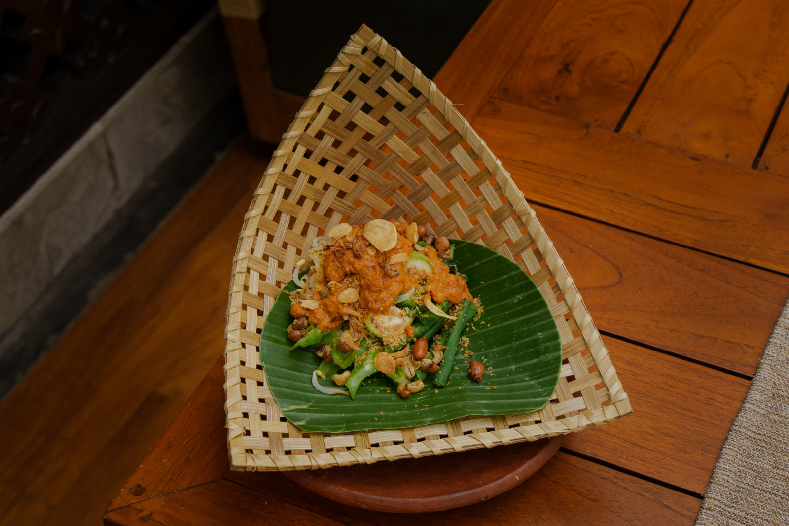 Serombotan, a beloved vegetable salad from Klungkung