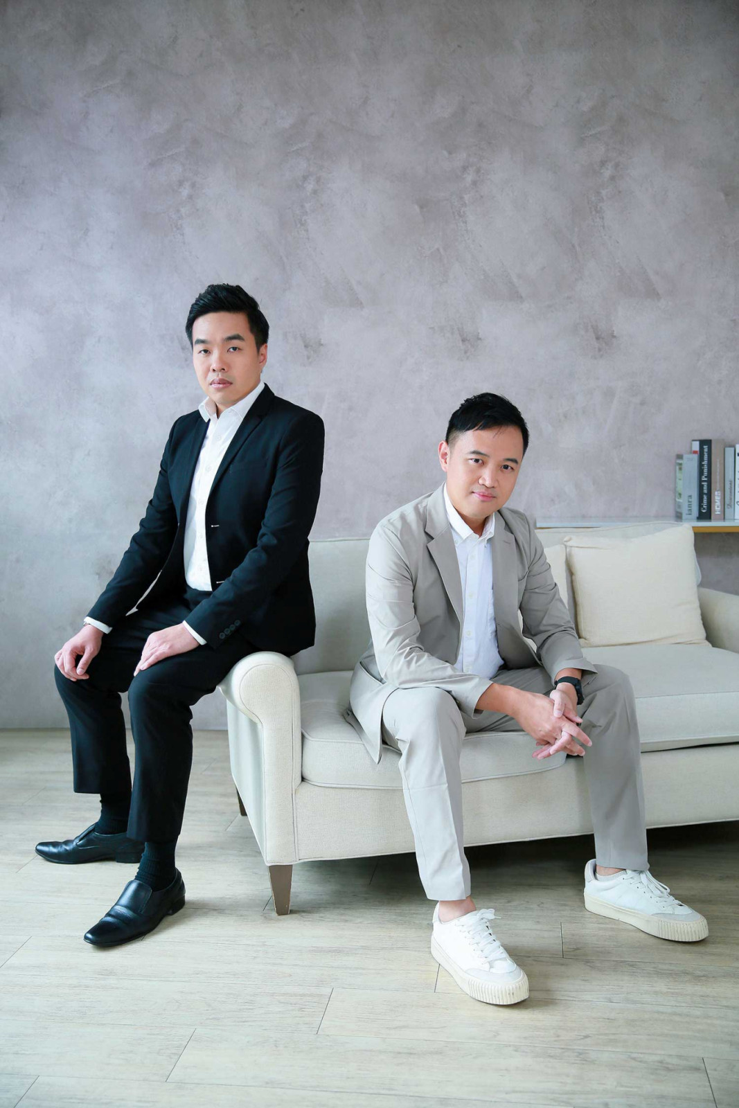 Architects Tan Bing Hui (left) and Xu Naiyan (right) of Create Architecture