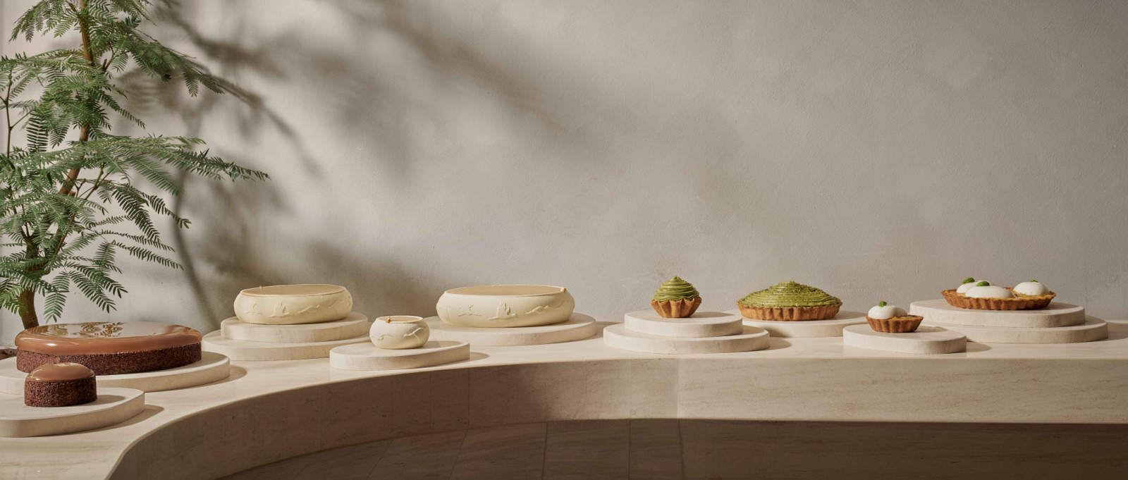 Selection of entremets at Loulouca