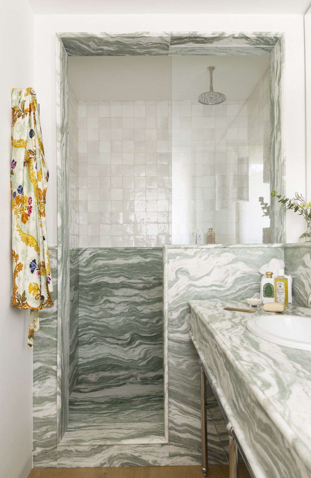 Albachiara green marble from Northern Italy
