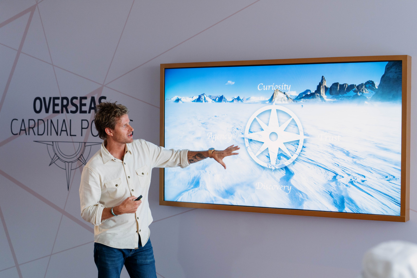 Cory Richards during a sharing session in Four Seasons Langkawi