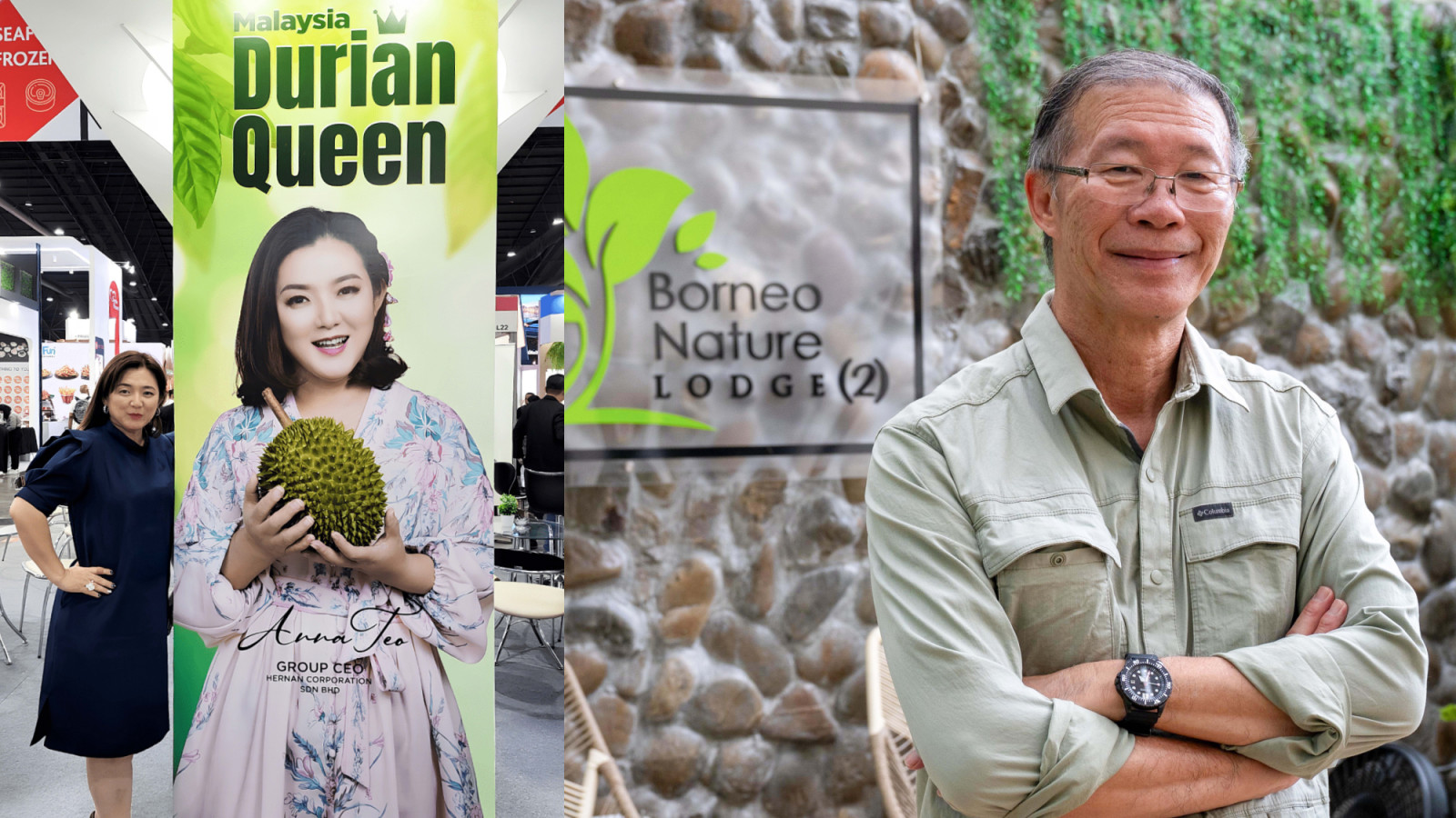 Datuk Anna Teo (left), co-founder and CEO of Hernan Corporation Sdn Bhd, and Datuk Tan Kok Liang, director of Borneo Trails Tours and Travel Sdn Bhd