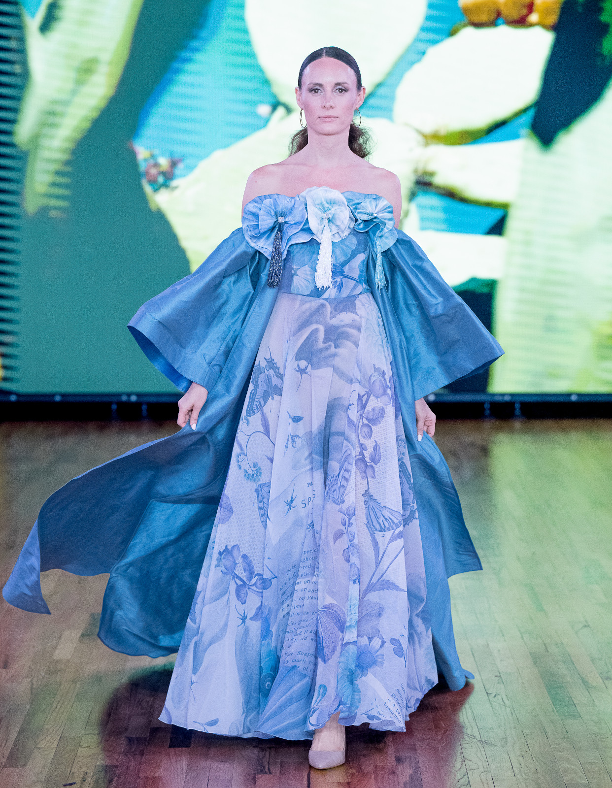 A model walks the runway at the Charles and Ron Show at Arlettie on September 10, 2025 in New York City (Photo: Mark Gunter/Getty Images)