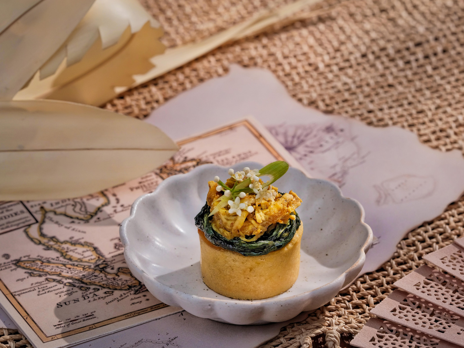 Gianyar Chicken Quiche