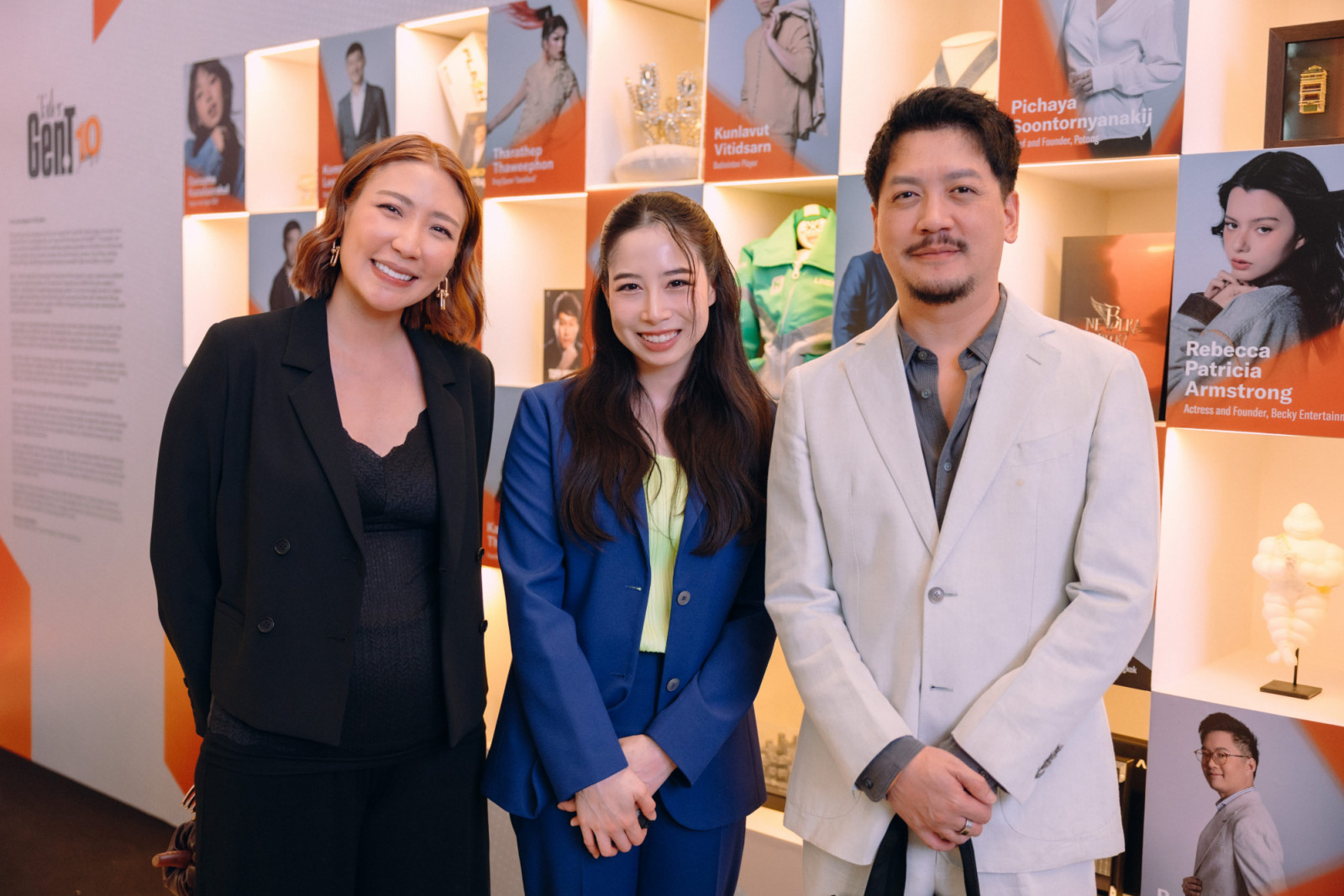 (จากซ้าย) เชฟแพม พิชญา สุนทรญาณกิจ ผู้ก่อตั้งร้านอาหาร POTONG, ชญาภา จูตระกูล ผู้ร่วมก่อตั้ง JAI by ONE Siam และ The Bureau of Wonders และ บุญปิติ สุนทรญาณกิจ คู่ชีวิตเชฟแพม (ภาพ: Tatler Thailand)