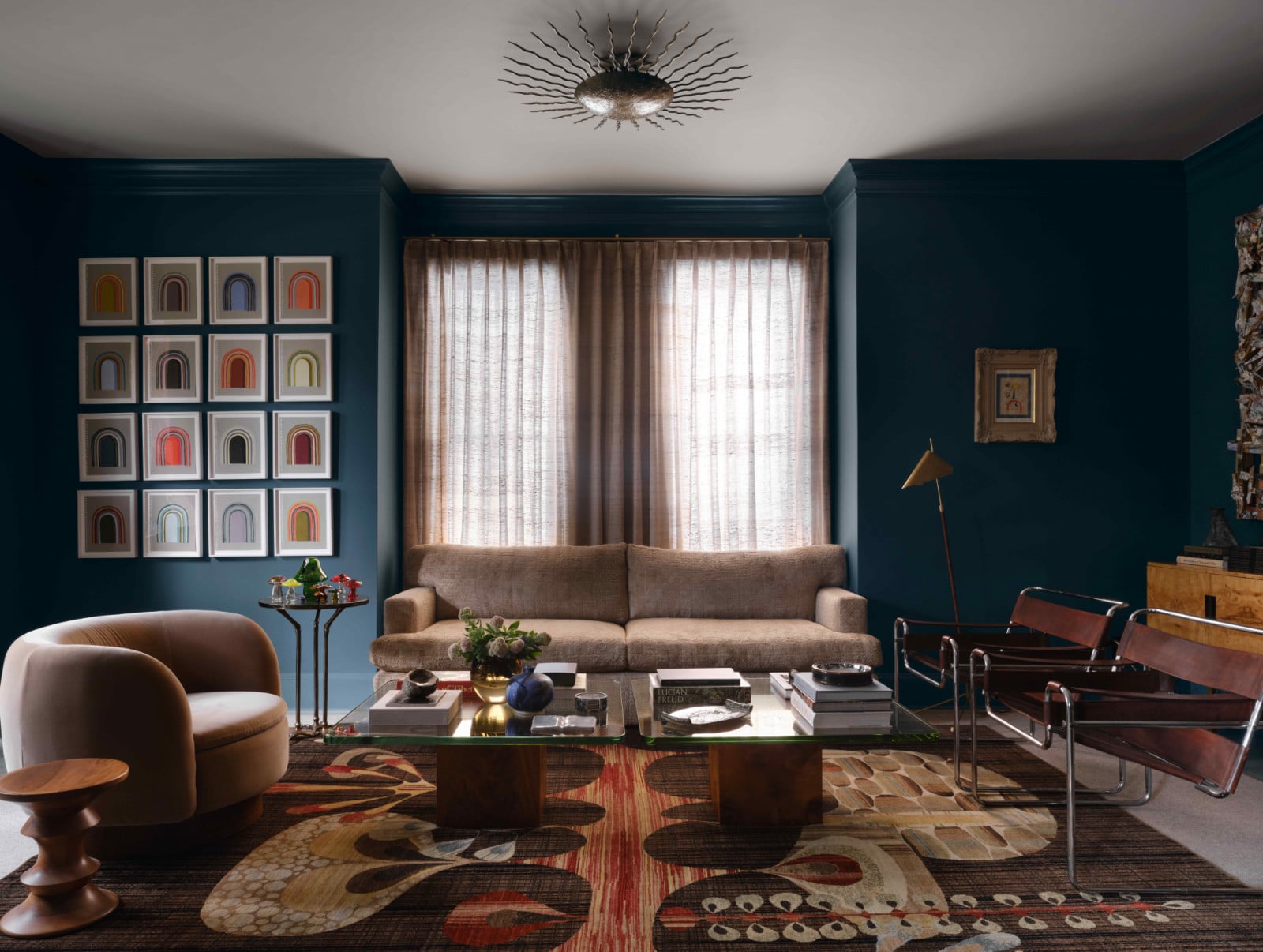 In the artful pied-à-terre, Christina Simon created spaces that encourage creativity, curiosity, mindfulness and meditation