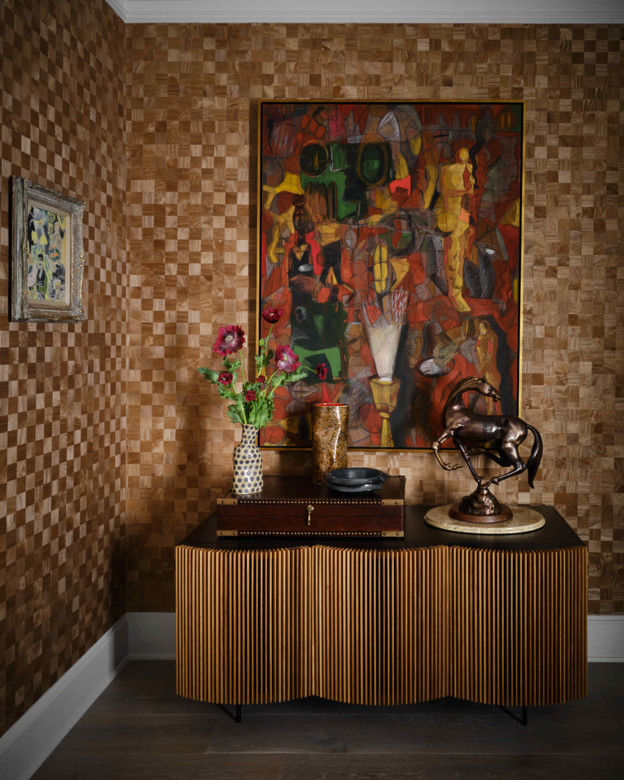 Custom pieces and millwork designed by Christina Simon