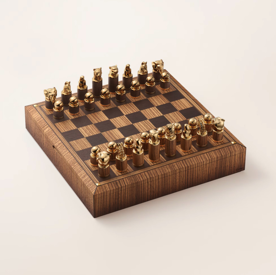 The Cartier Faune & Flore chess set. (Photo: Cartier)