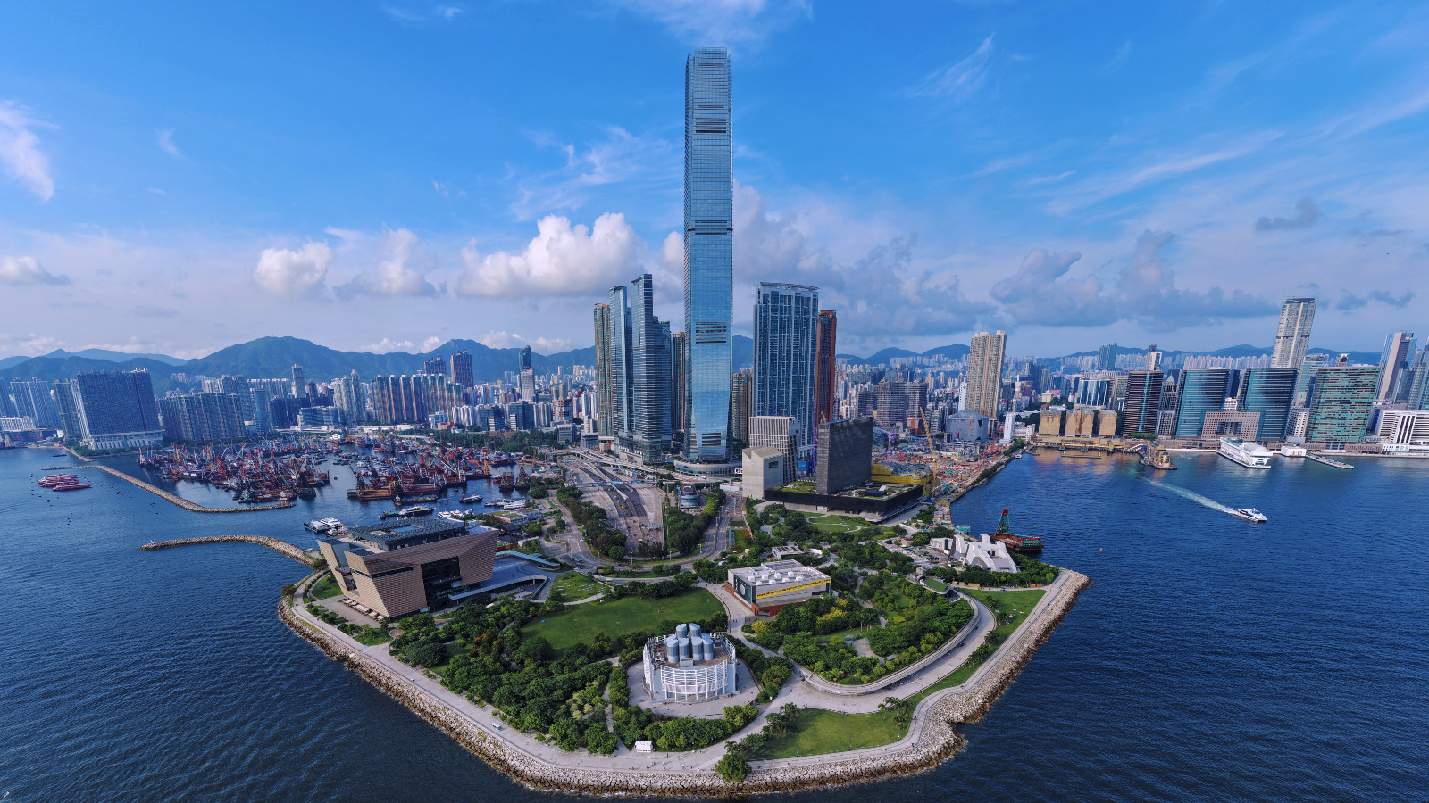 เขตวัฒนธรรมฝั่งตะวันตกเกาลูน (WestK) ฮ่องกง (ภาพ: Courtesy of West Kowloon Cultural District Authority)