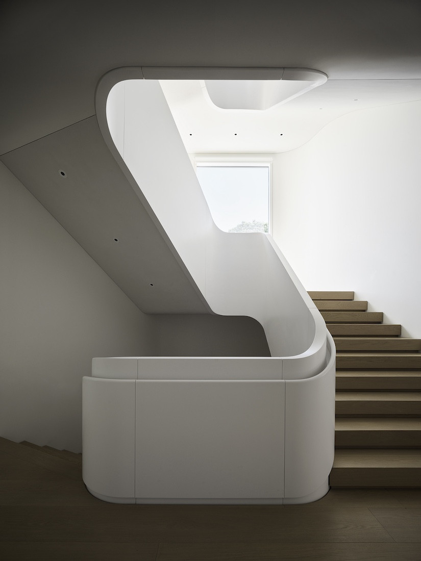 The staircase in a San Francisco home designed by Studio Vara