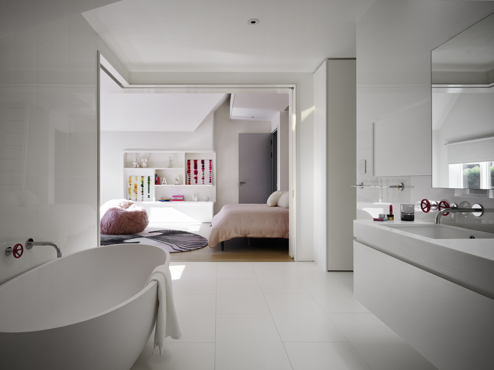 The bathroom in a San Francisco home designed by Studio Vara