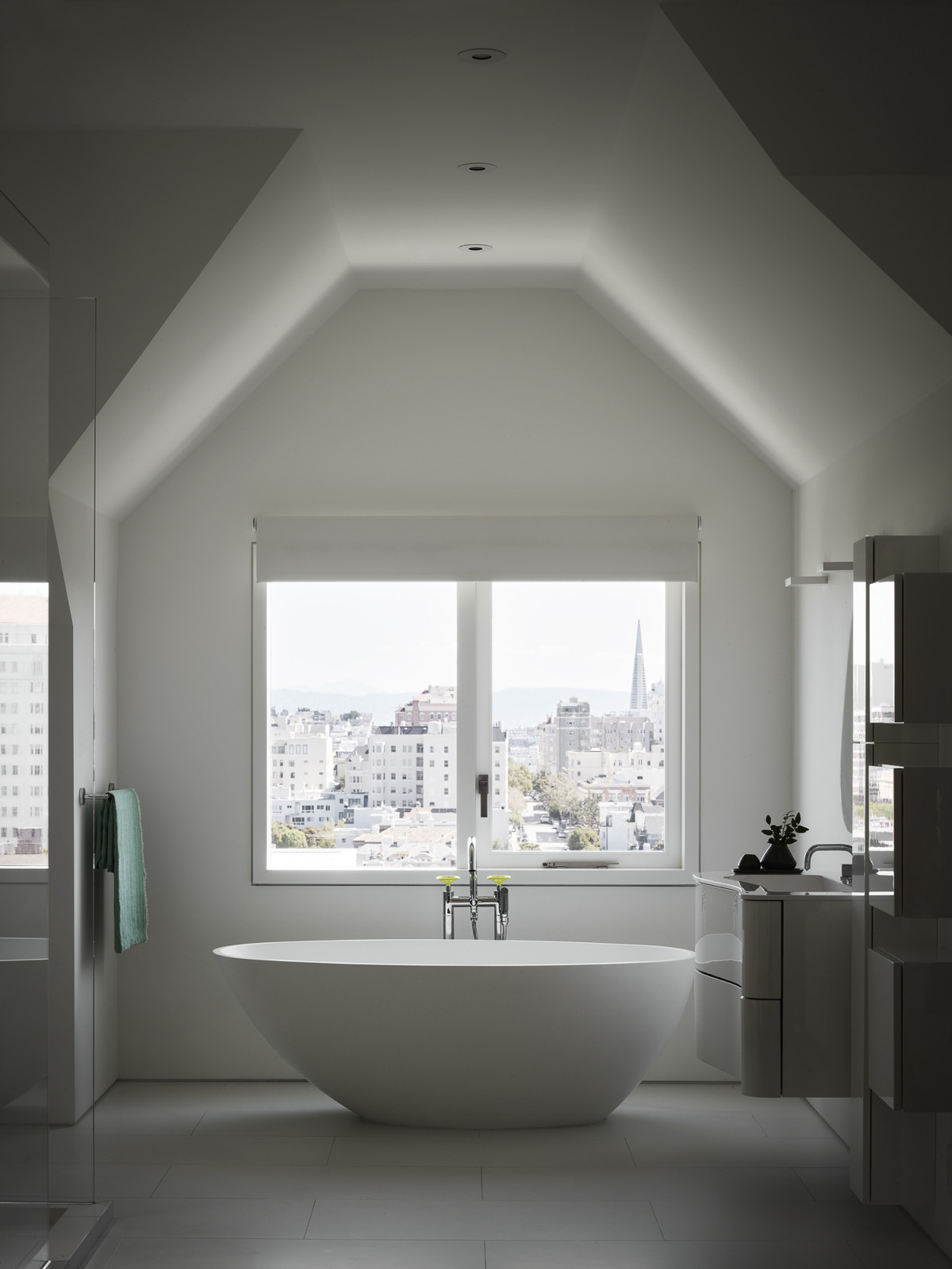 The bathroom in a San Francisco home designed by Studio Vara