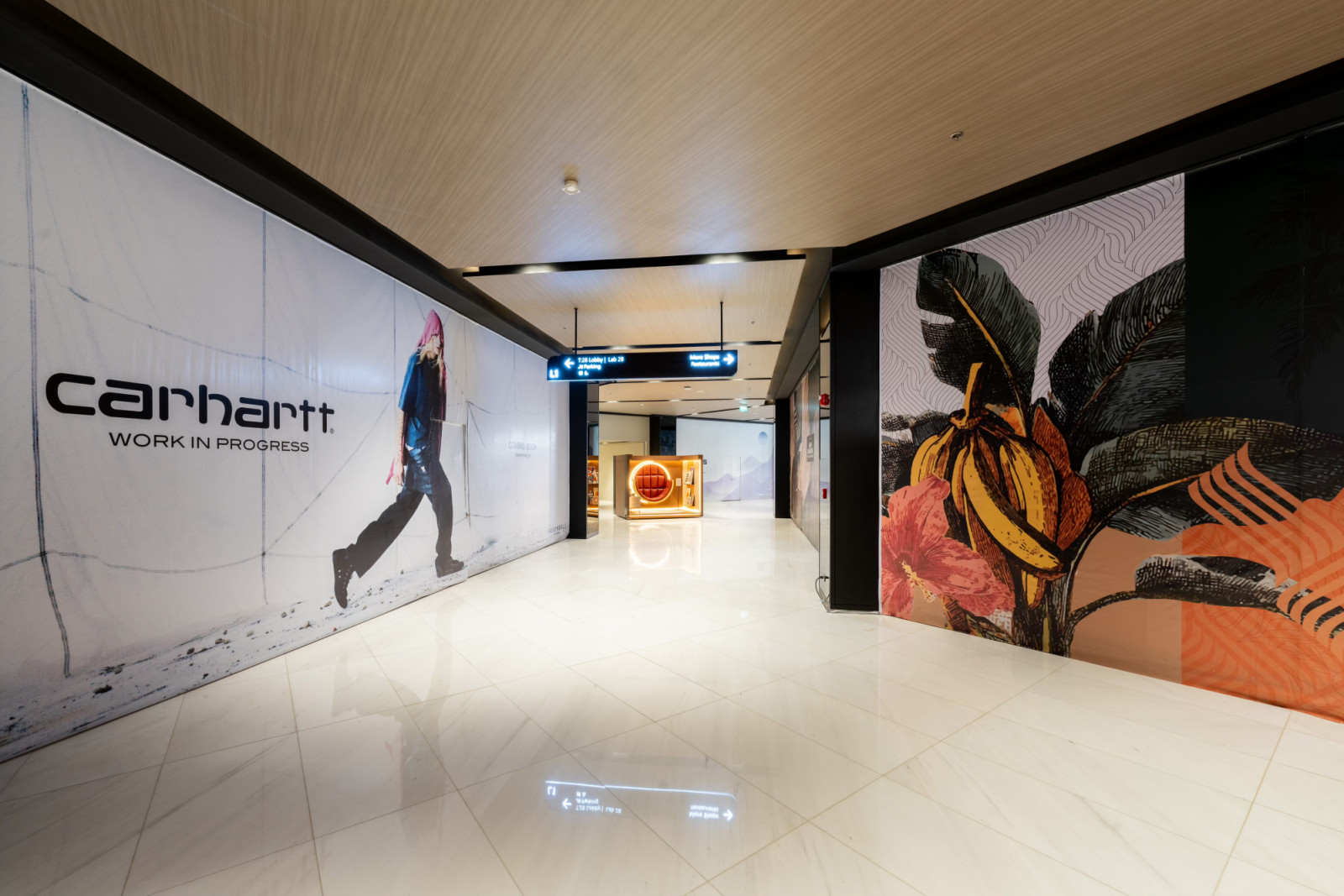 Greenbelt 2 readies to welcome new retail tenants, including Carhartt. (Photo courtesy of Ayala Land Inc)