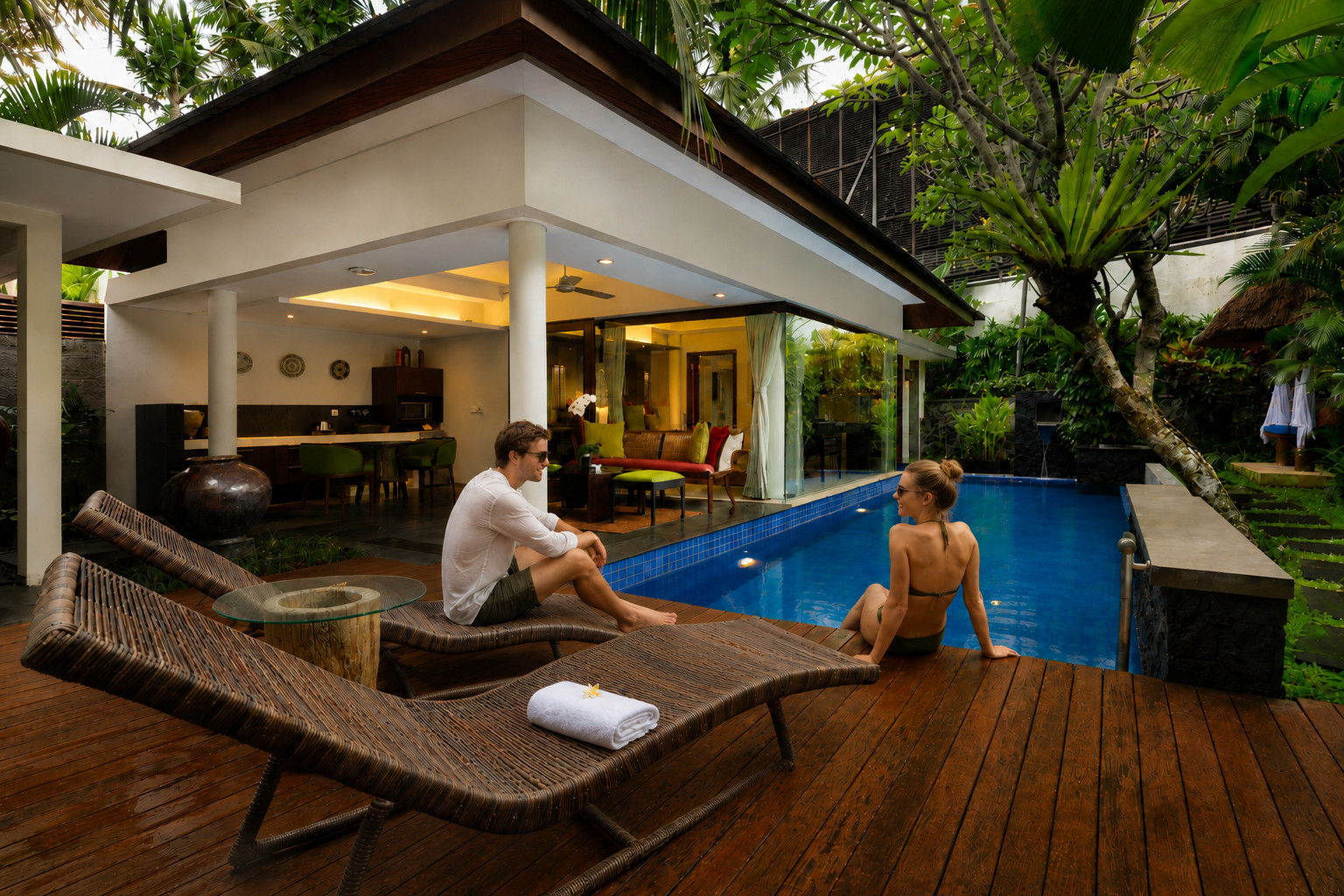 The One-Bedroom Pool Villa with Private Pool at Royal Kamuela Villas & Suites at Monkey Forest Ubud