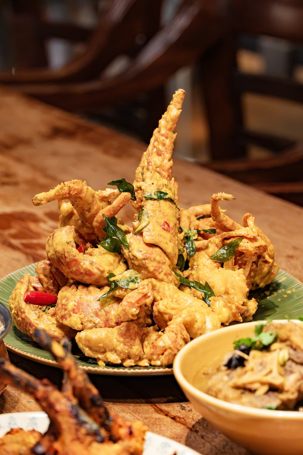 Wok-fried salted egg yolk