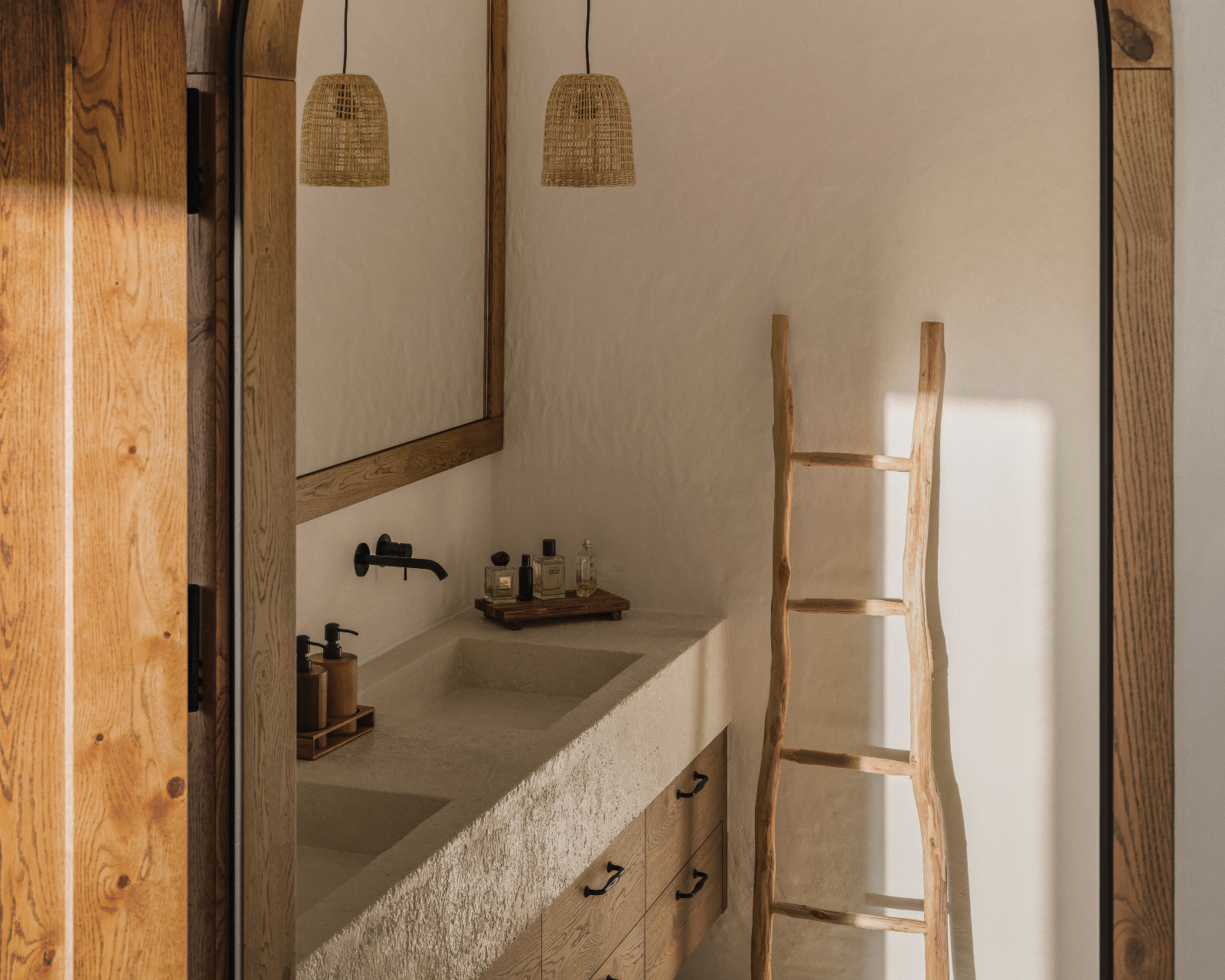 The bathroom of an Almaty, Kazakhstan family apartment designed by Kamilya Zhakypova of Alchemia.group