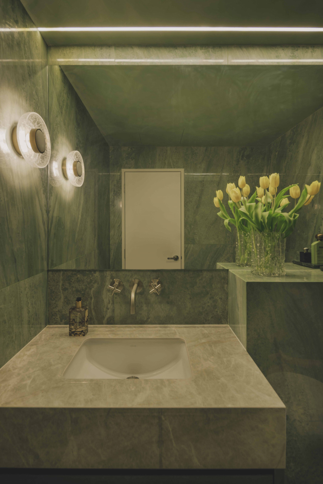 The powder room may be the smallest room in the house, but it leaves a great impression on guests