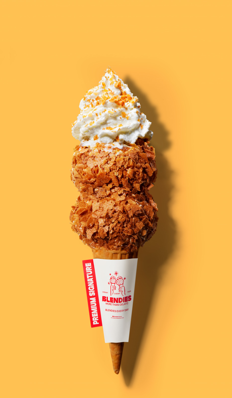 Blendies unveils its Premium Signature cone, a dessert experience described as "more than gelato."