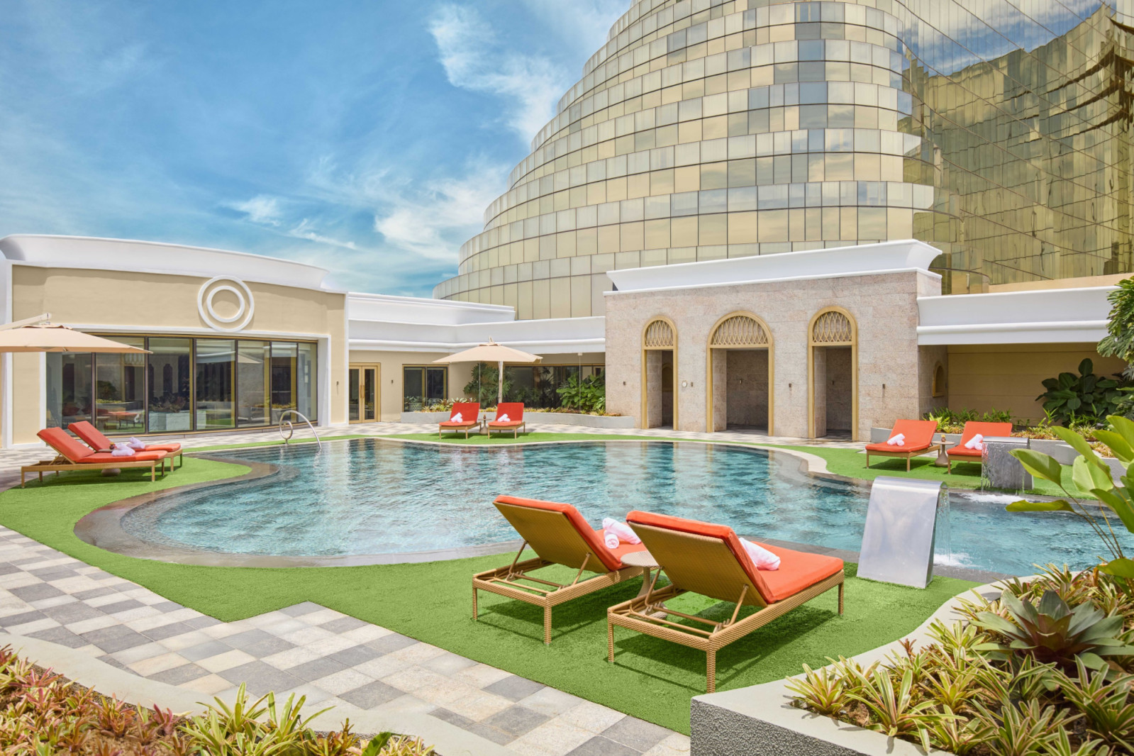 Relax amidst the outdoors at The Retreat Spa’s pool in Okada Manila