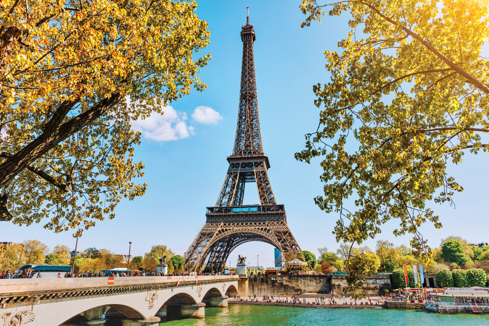 The Eiffel Tower stands proudly in Paris, offering timeless views across the Seine River. (Photo from Getty Images)