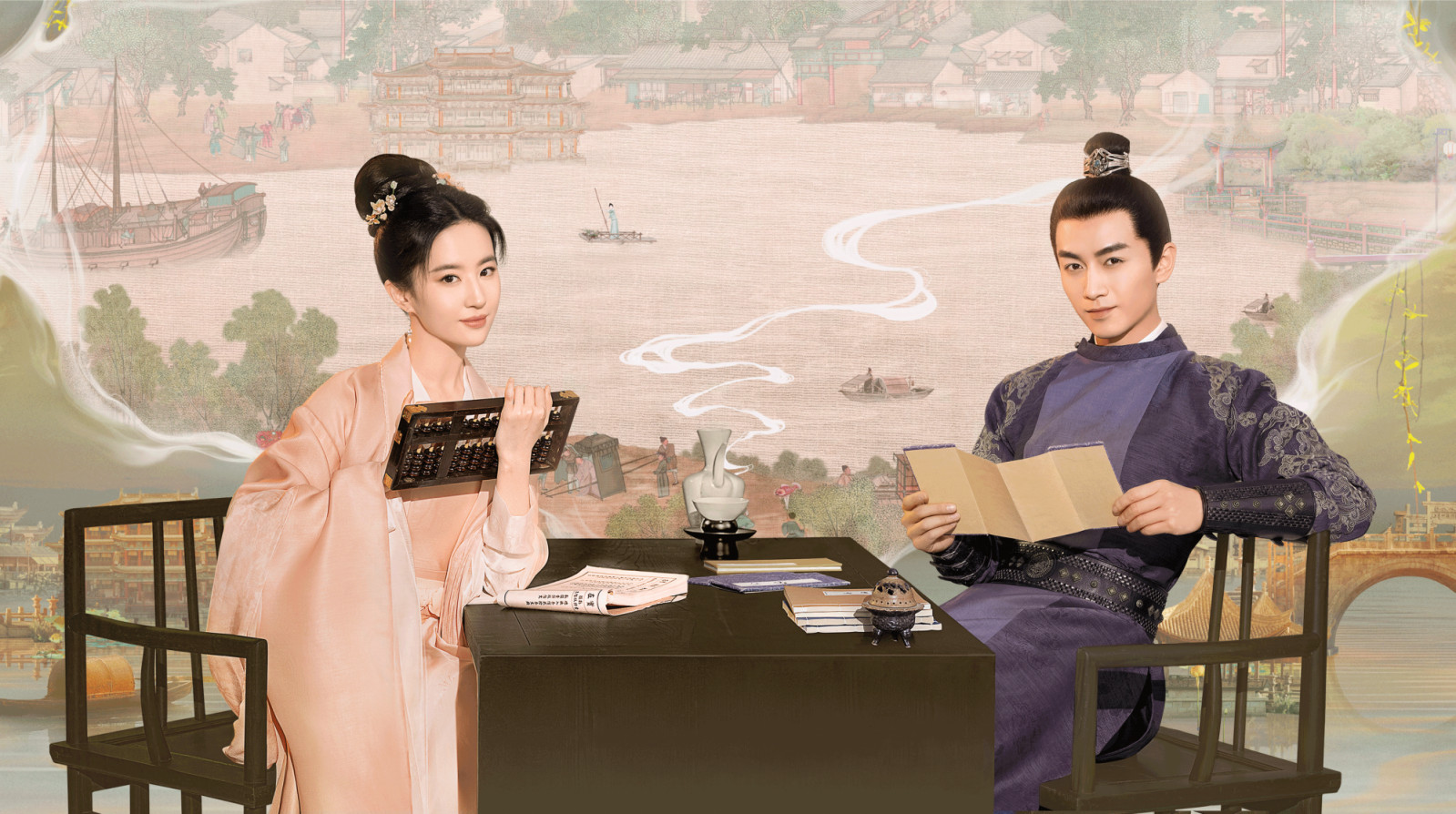 Liu Yifei and Chen Xiao in A Dream of Splendour (Photo: Viki)