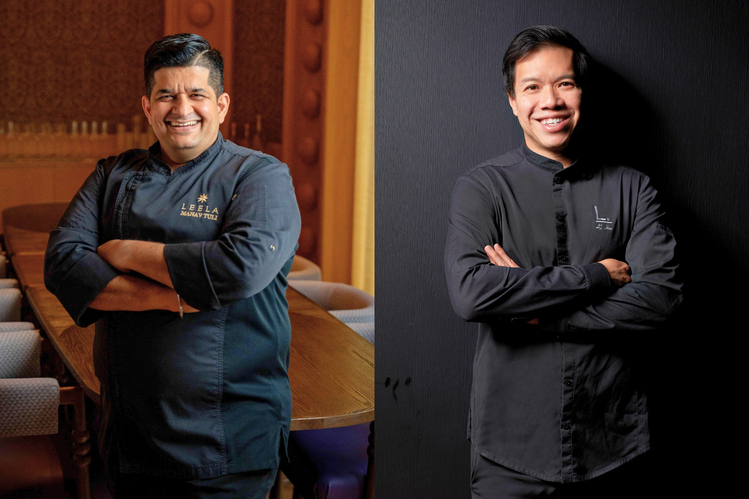 Manav Tuli of Leela and Li Han are chefs.
