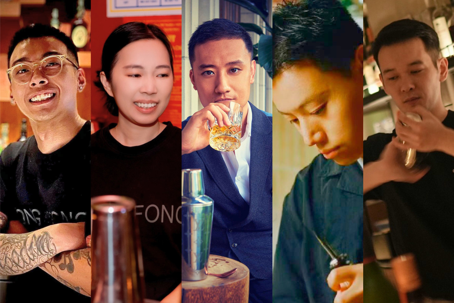 Mixologists craft beverages while patrons savor the offerings in the evolving dining scene.