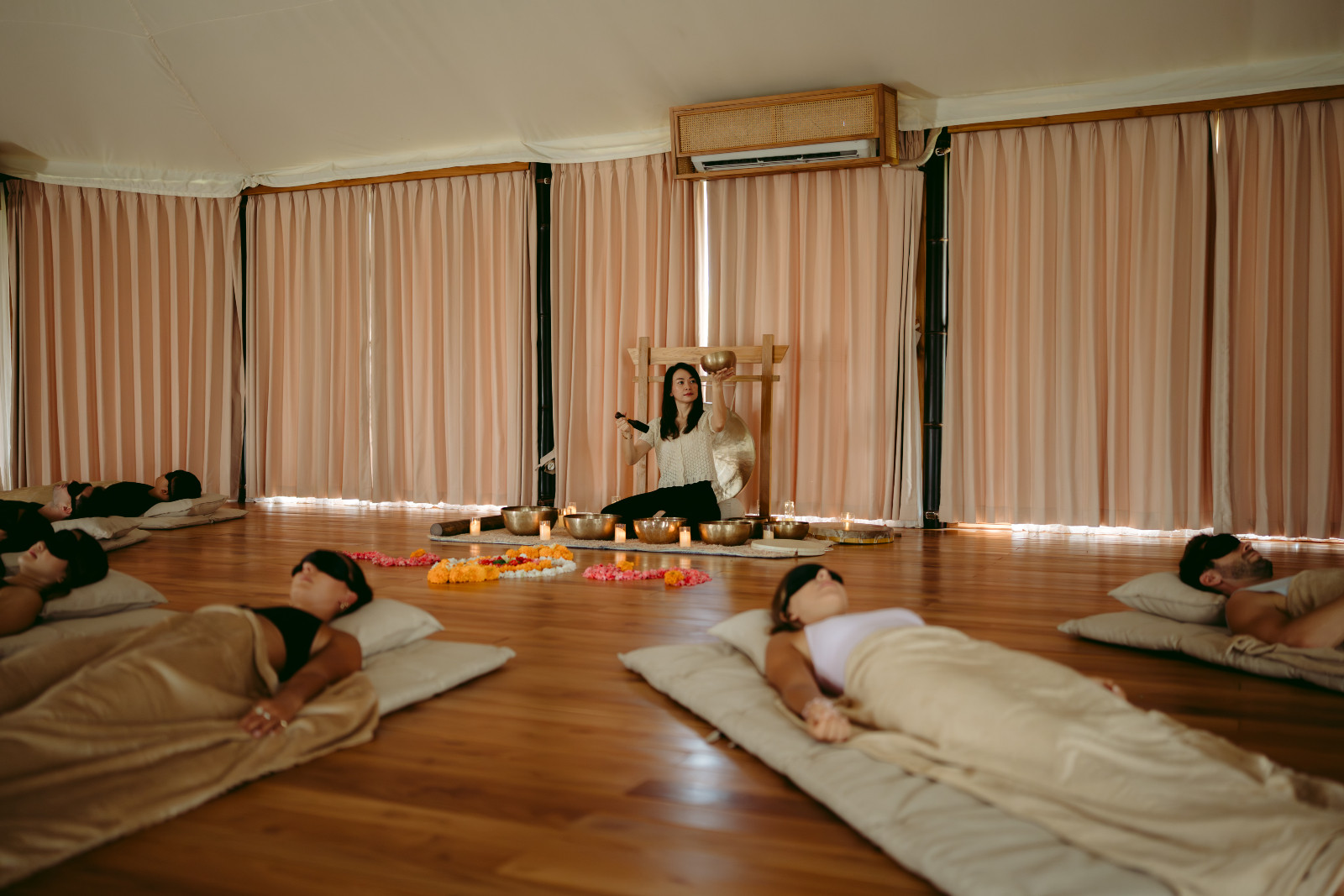 Sound healing session