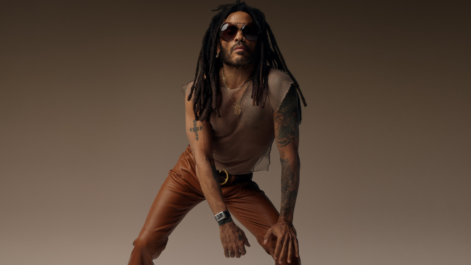 Lenny Kravitz in Jaeger-LeCoultre Reverso Tribute Duoface Small Seconds (Photo: courtesy of Jaeger-LeCoultre)
