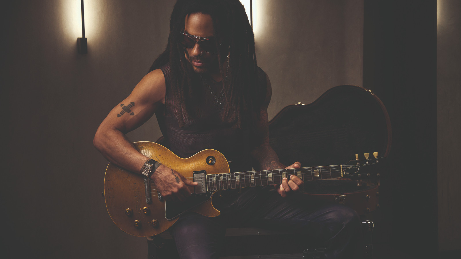 Lenny Kravitz in Reverso Tribute Chronograph (Photo: courtesy of Jaeger-LeCoultre)