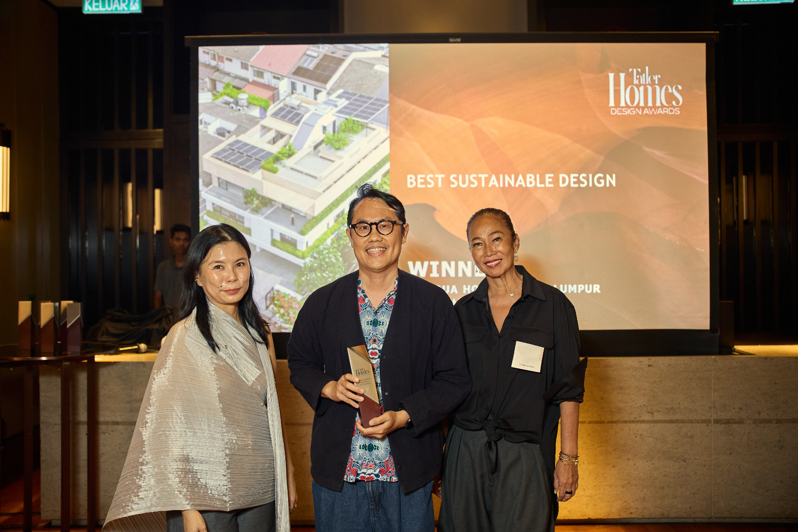 Fabian Tan of Fabian Tan Architect was awarded Best Sustainable Design