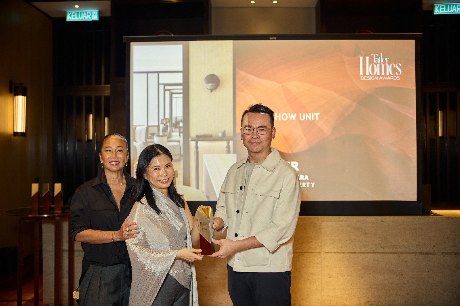 Alan Wong of Magma Property received the Best Show Unit award for Wolo Mont Kiara