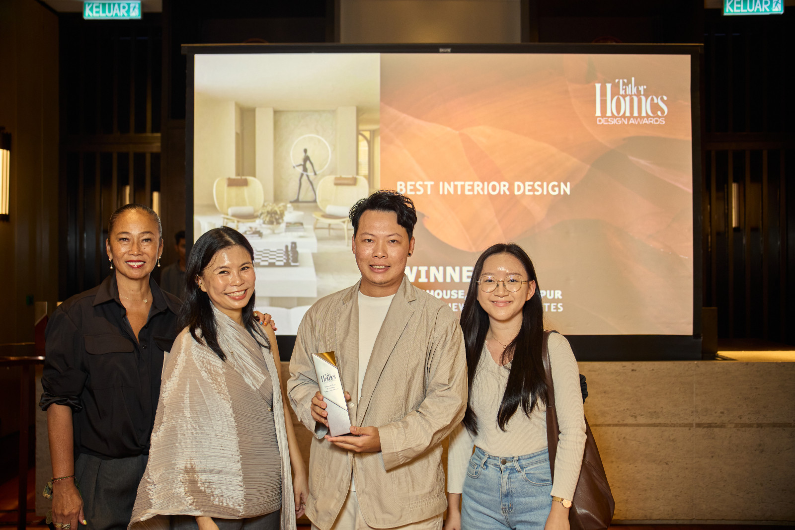Matthew Lim of Matthew Lim Associates took home Best Interior Design