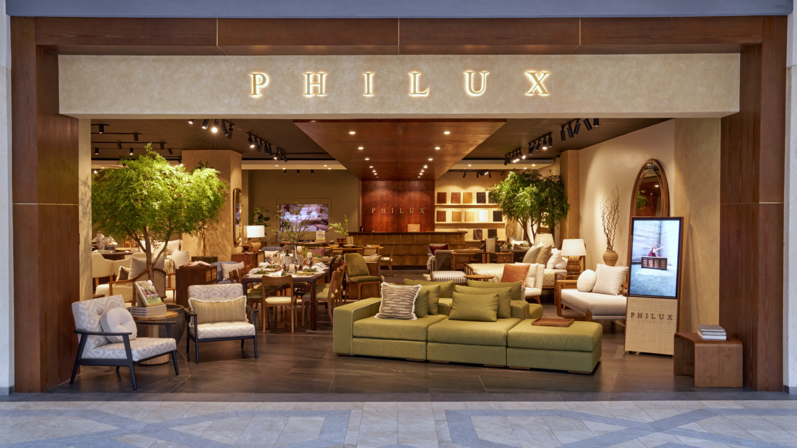 The Rockwell Showroom of Philux, a nominee for the Best Showroom Design category of the Tatler Homes Design Awards Philippines