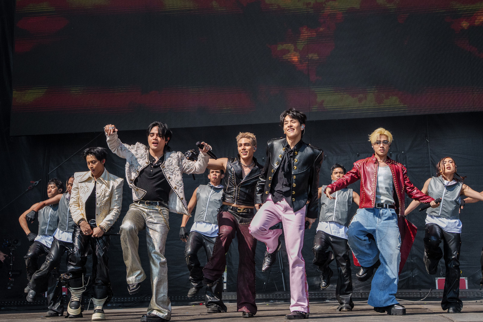 SB19 took OPM to new heights on the global stage with a monumental debut performance at the four-day Lollapalooza music festival on July 30, 2026. (Photo: Getty Images)