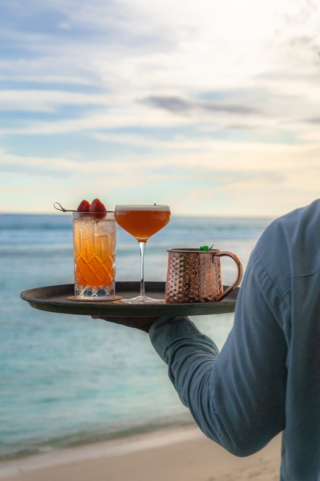 An invitation to sunset cocktails