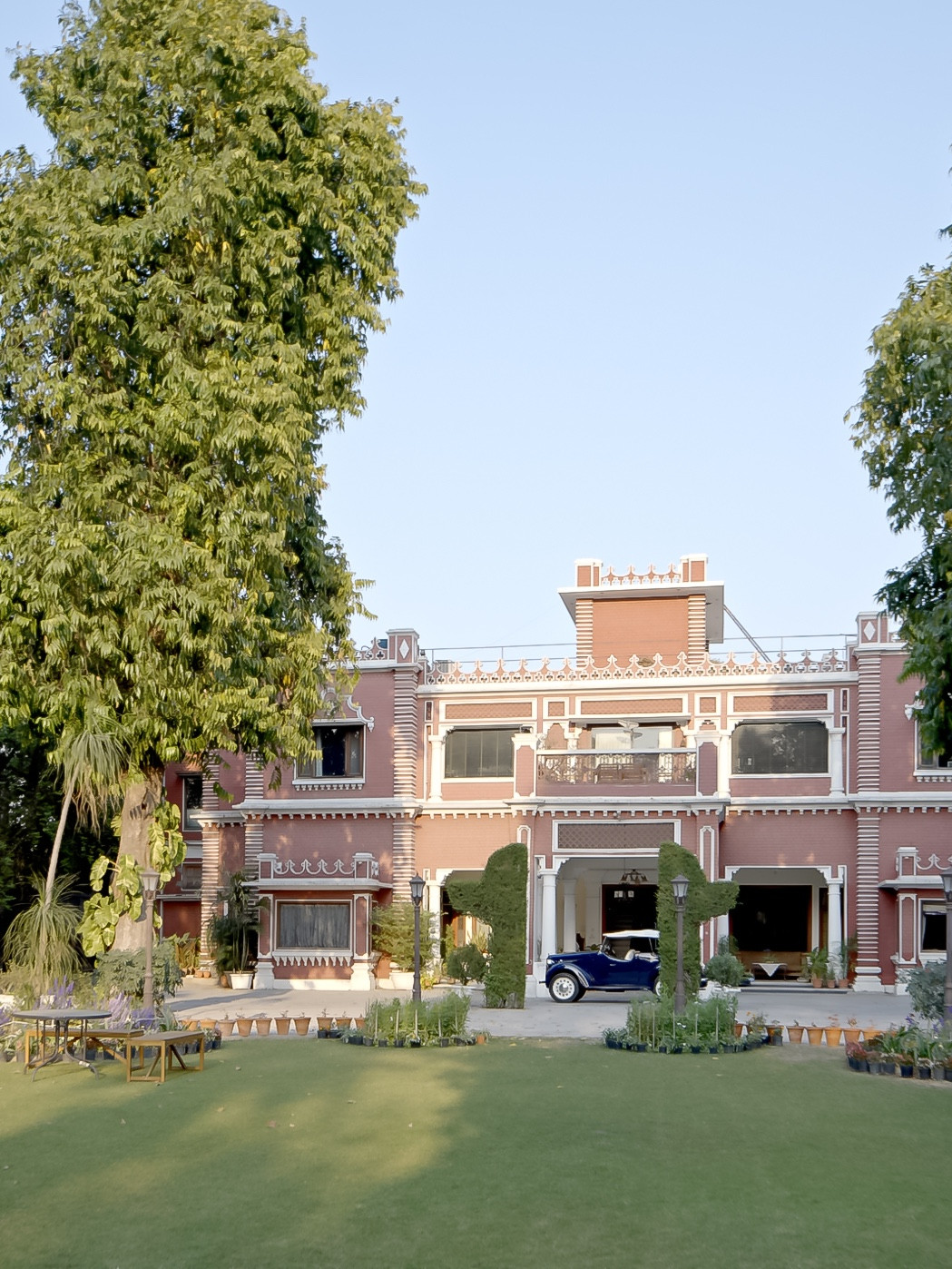 The idyllic garden of a Meerut, India home designed by Sian Architects