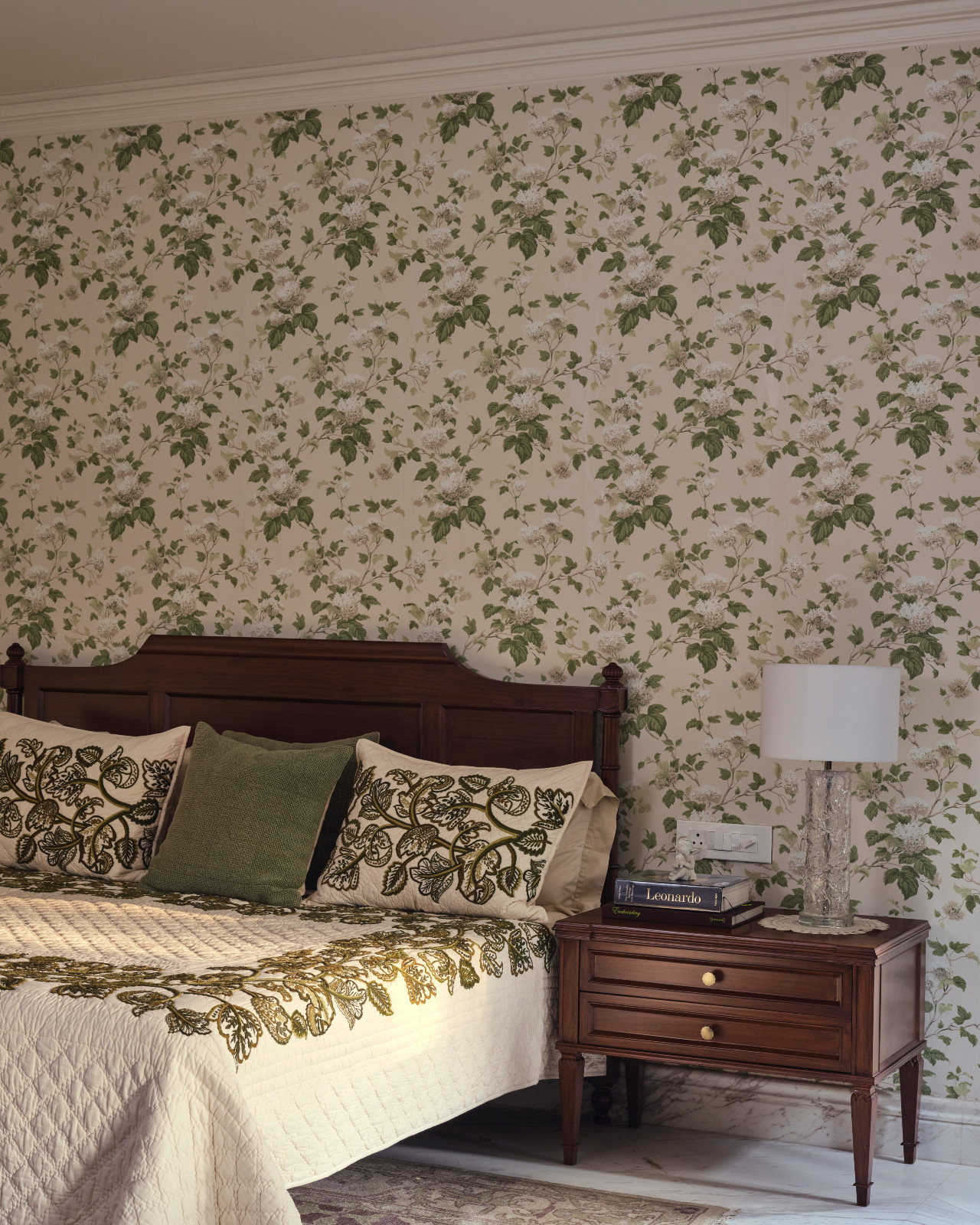 The bedroom of a Meerut, India home designed by Sian Architects