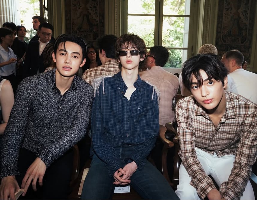 Cortis attends Paris Fashion Week, attending the Dior show, as part of their fast-expanding 2026 brand roster (Photo: @cortis/Instagram)